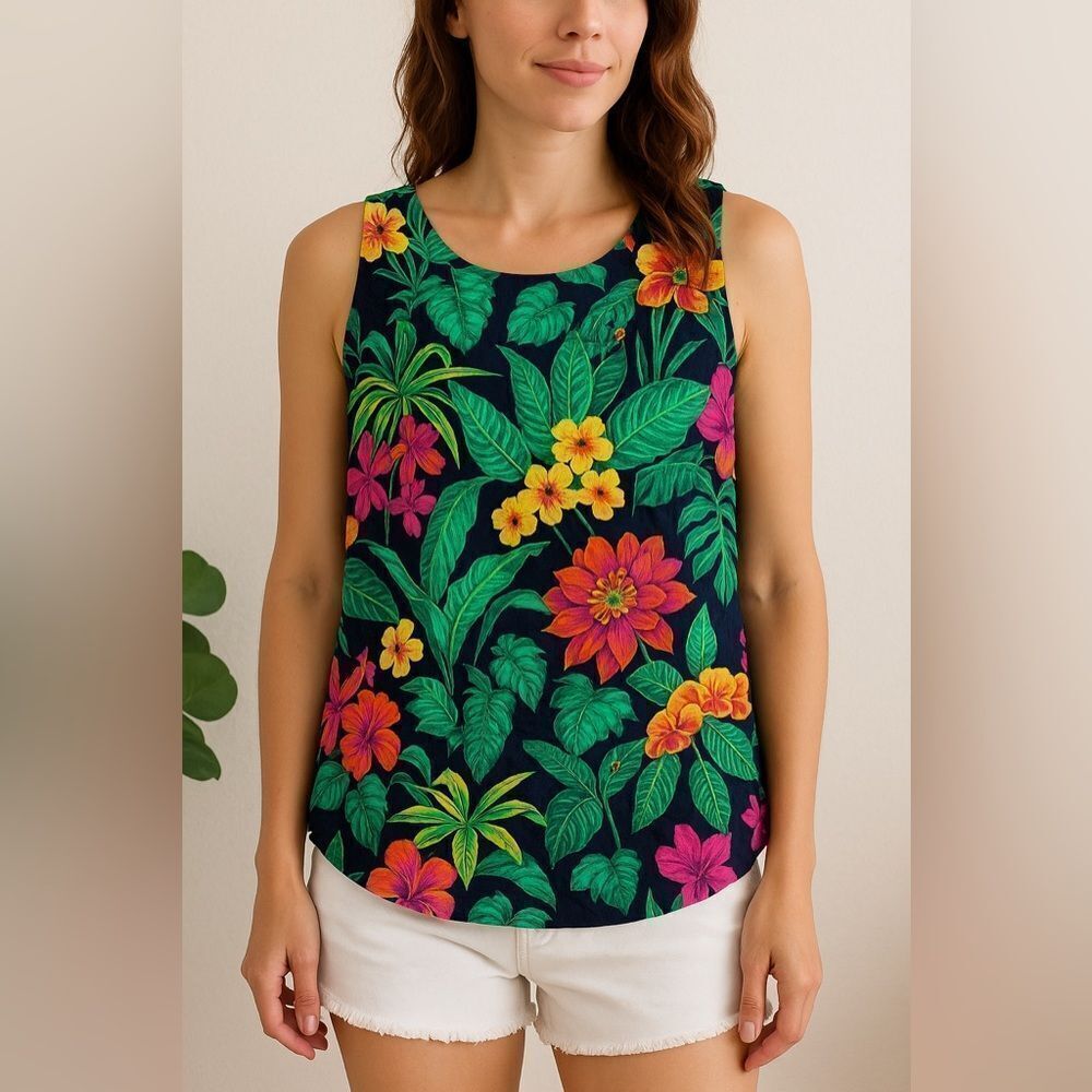🌺 Panama Jack Floral Sleeveless Top
Size M | NWT